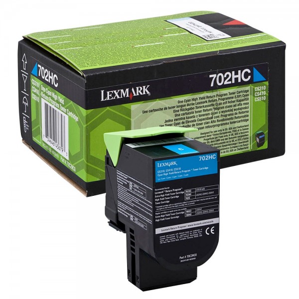 Lexmark 70C2HC0 / 702HC Toner Cyan