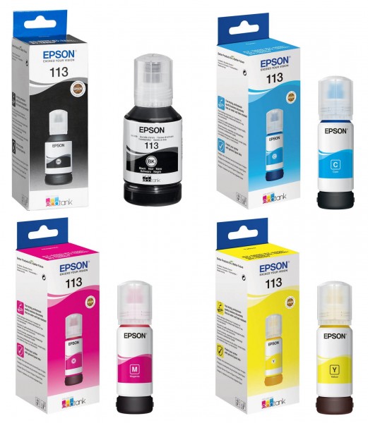 Epson 113 / C13T06B140 C13T06B240 C13T06B340 C13T06B440 Tinten Multipack CMYK (4er Set)