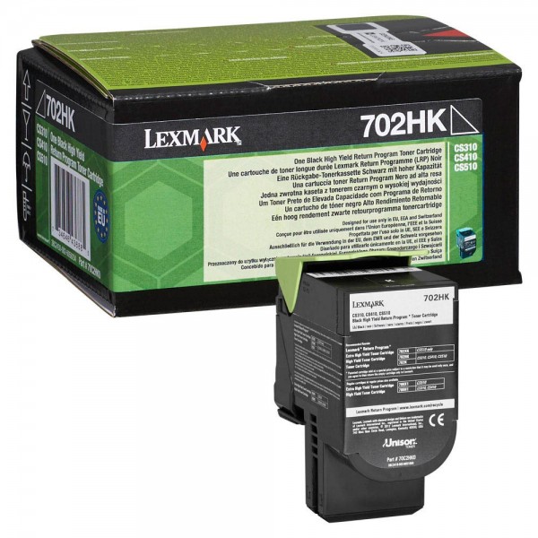 Lexmark 70C2HK0 / 702HK Toner Black