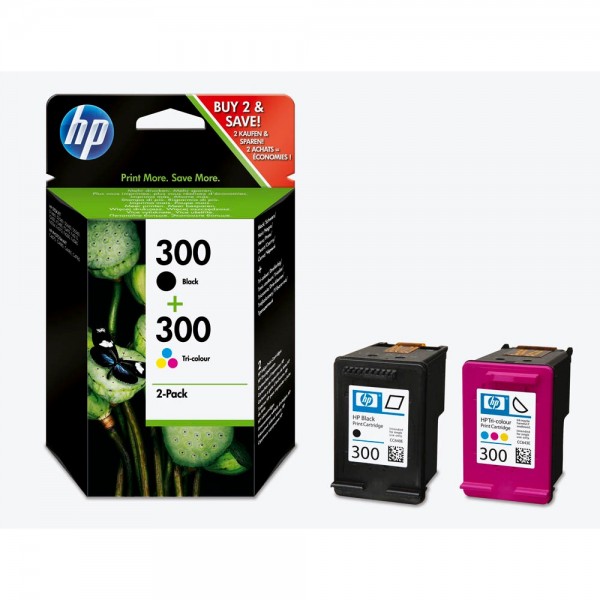 HP 300 / CN637EE Tinten Multipack (1x Black / 1x Color)