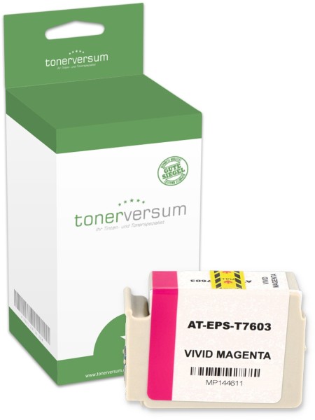 Alternativ zu Epson T7603 / C13T76034010 Tinte Vivid Magenta