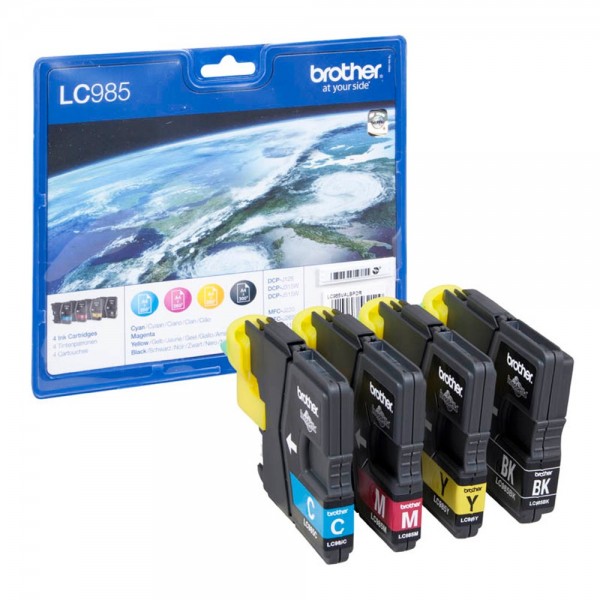 Brother LC-985 Tinten Multipack CMYK (4er Set)