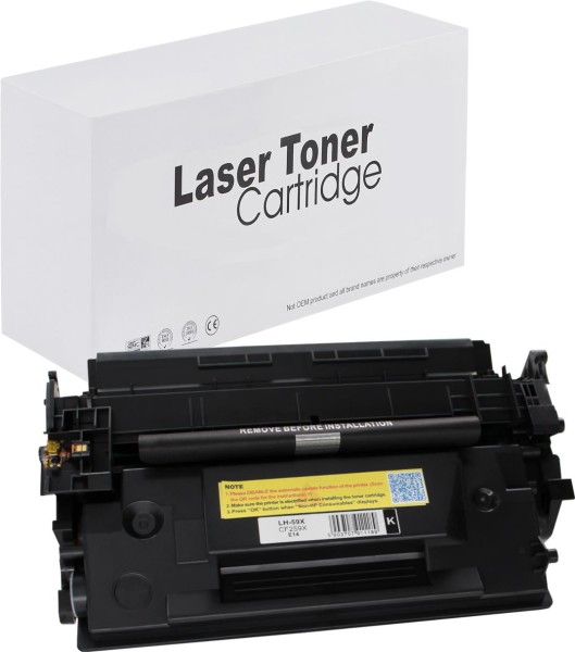 Alternativ zu HP CF259X / 59X Toner Black (mit Chip)