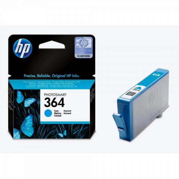 HP 364 / CB318EE Tinte Cyan