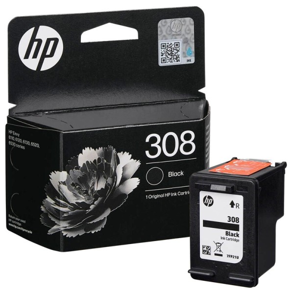 HP 7FP21UE / 308 Druckerpatrone schwarz