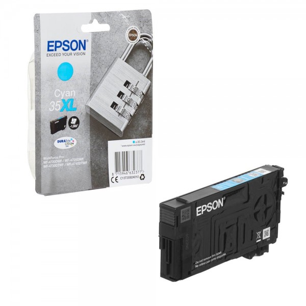 Epson 35 XL / C13T35924010 Tinte Cyan