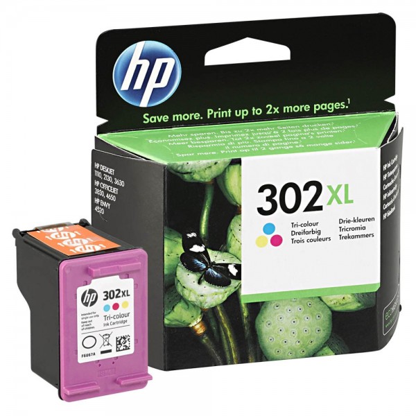 HP 302 XL / F6U67AE Tinte Color