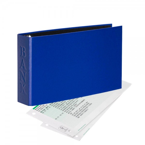 Veloflex Velocolor Classic Bankordner blau DIN A6 quer (4,5 cm)