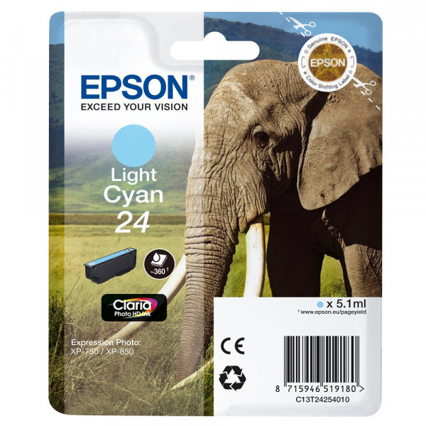 Epson 24 / C13T24254012 Tinte Light Cyan