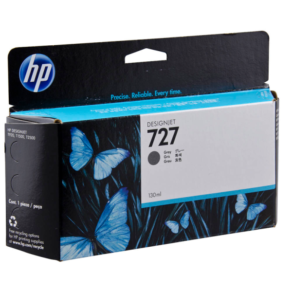 HP B3P24A / 727 Druckerpatrone grau