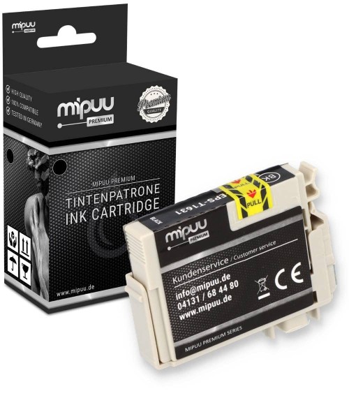 Mipuu Tinte ersetzt Epson 16 XL / C13T16314010 Black