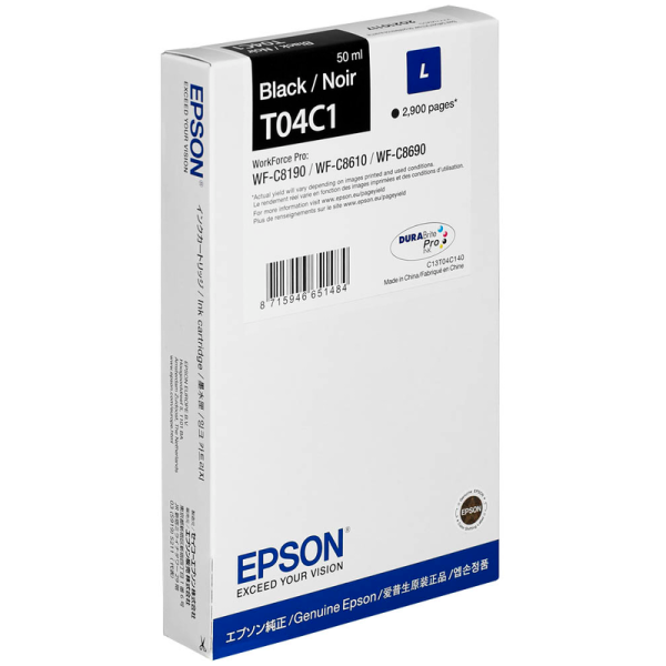 Epson C13T04C140 / T04C1L Druckerpatrone schwarz