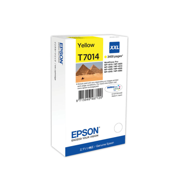Epson T7014 / C13T70144010 Druckerpatrone gelb
