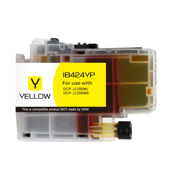 Kompatibel zu Brother LC-424Y Tinte Yellow