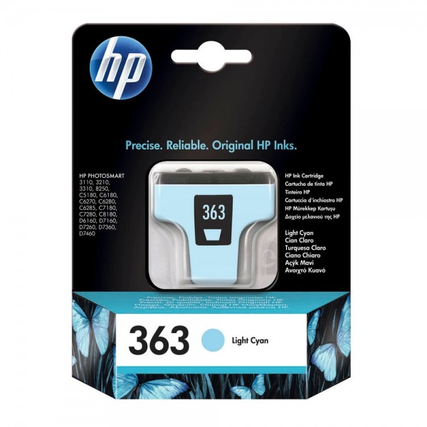 HP 363 / C8774EE Tinte Light-Cyan