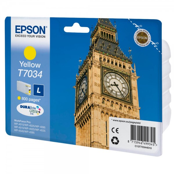 Epson T7034L / C13T70344010 Tinte Yellow