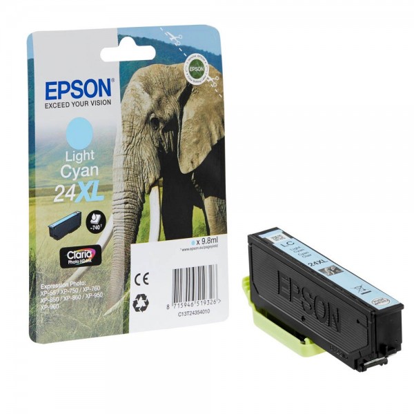 Epson 24 XL / C13T24354012 Tinte Light Cyan