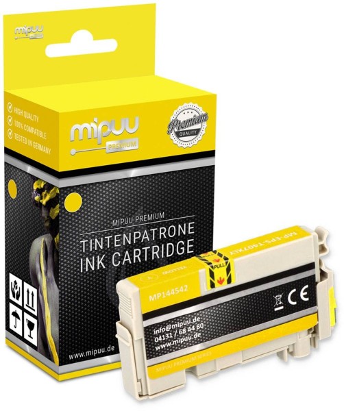 Mipuu Tinte ersetzt Epson 407 XL / C13T07U440 Yellow