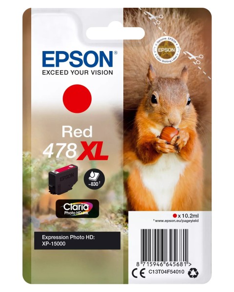Epson C13T04F54010 / 478XL Druckerpatrone rot