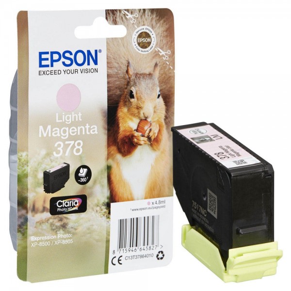 Epson 378 / C13T37864010 Tinte Light-Magenta