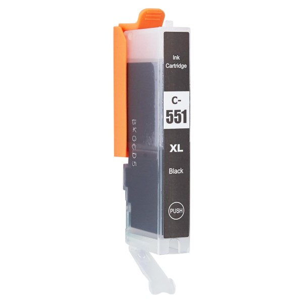 Alternativ zu Canon CLI-551BK XL / 6443B001 Tinte Black
