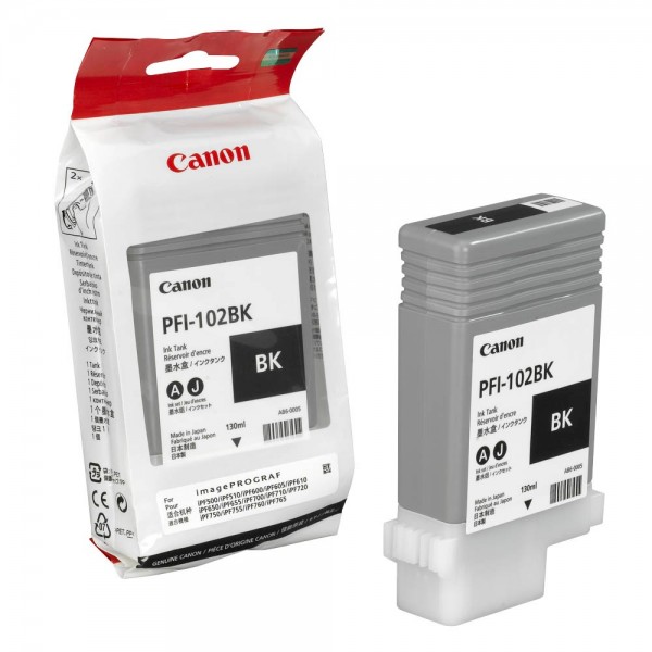 Canon PFI-102BK / 0895B001 Tinte Black