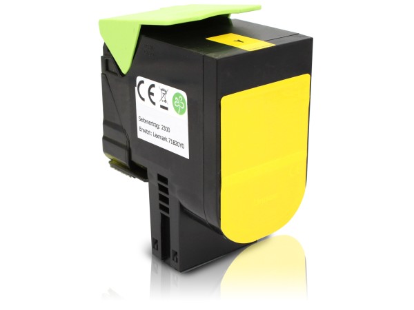 Kompatibel zu Lexmark 71B2HY0 Toner Yellow
