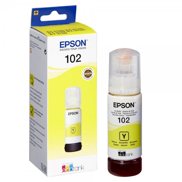 Epson 102 / C13T03R440 Nachfüll-Tinte Yellow 70 ml
