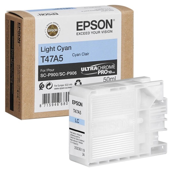 Epson C13T47A500 / T47A5 Druckerpatrone light cyan