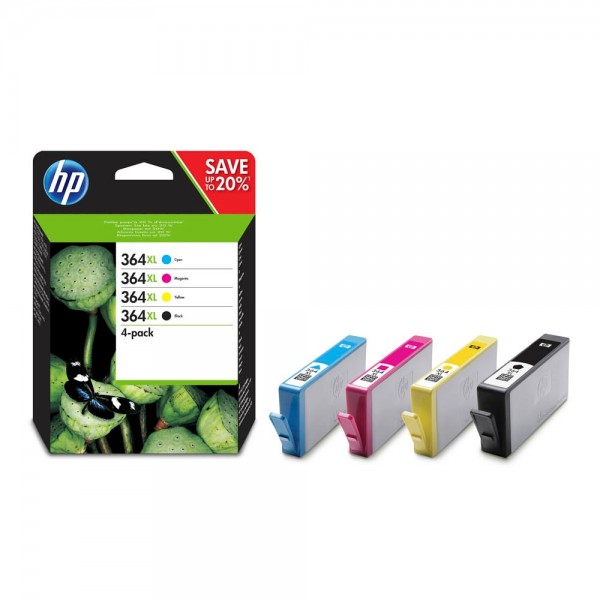 HP 364 XL / N9J74AE Tinten Multipack CMYK (4er Set)