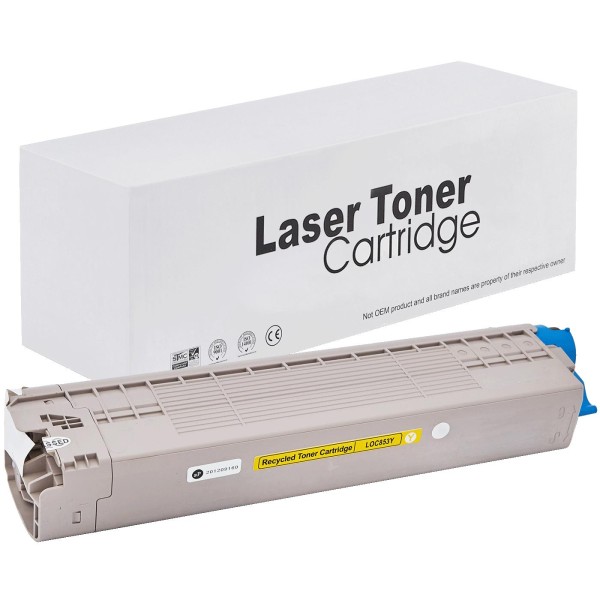 Kompatibel zu OKI 45862837 / MC853 Toner Yellow
