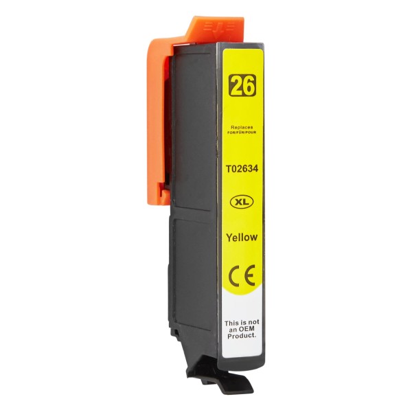 Alternativ zu Epson 26 XL / C13T26344012 Tinte Yellow