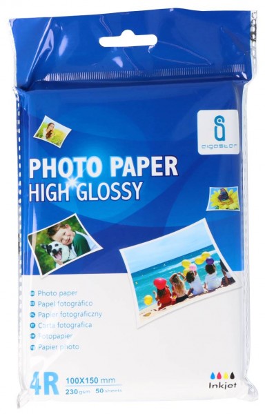 Glossy Fotopapier 10x15cm (230g/m²) 50 Stück