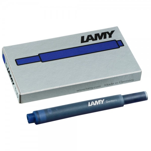 Lamy Tintenpatronen T10 für Füller blau-schwarz (1,25 ml) - 5er Pack