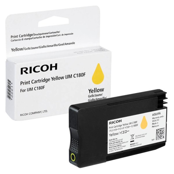 Ricoh 408520 Druckerpatrone gelb