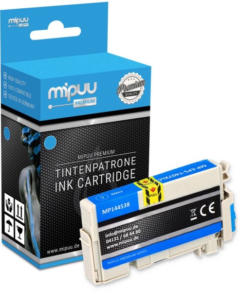 Mipuu Tinte ersetzt Epson 407 XL / C13T07U240 Cyan