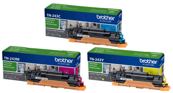 Brother TN-243 Toner Multipack CMY (3er Set)