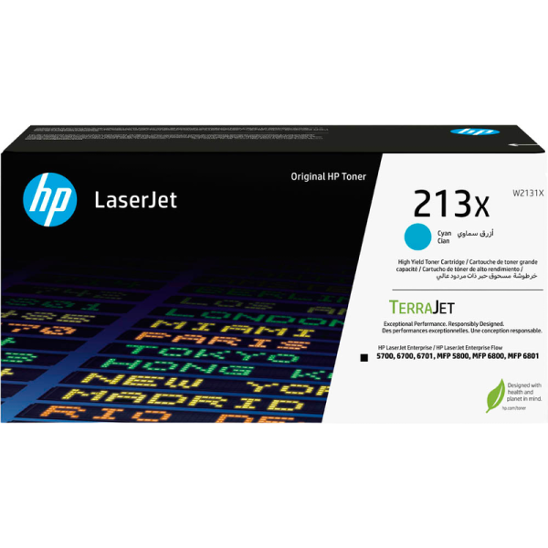 HP W2131X / 213X Tonerkartusche cyan
