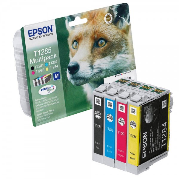 Epson T1285 / C13T12854012 Tinten Multipack CMYK (4er Set)