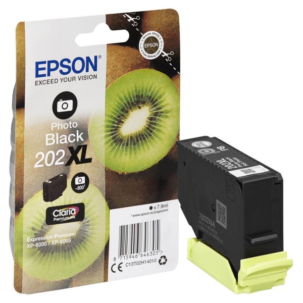 Epson 202 XL / C13T02H14010 Tinte Photo-Black