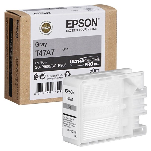 Epson C13T47A700 / T47A7 Druckerpatrone grau