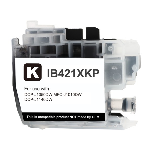 Kompatibel zu Brother LC-421 XL Tinte Black