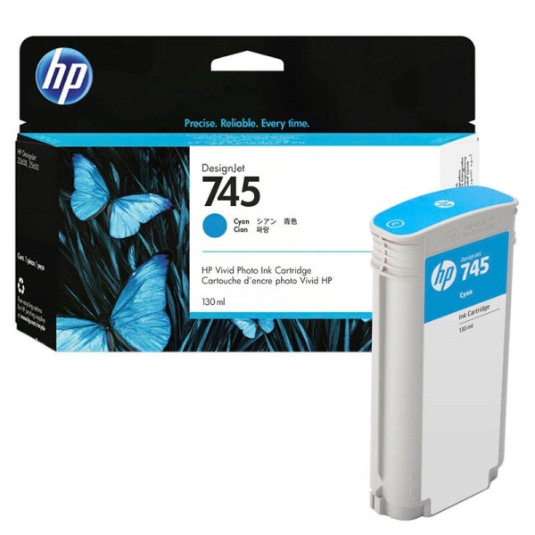 HP F9J97A / 745 Druckerpatrone cyan