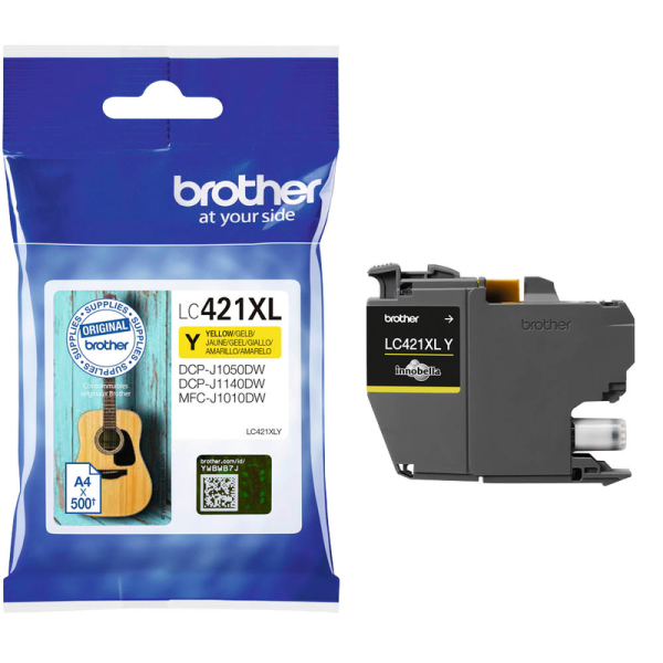 Brother LC-421XLY Druckerpatrone gelb