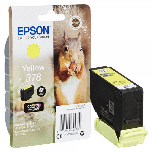 Epson 378 / C13T37844010 Tinte Yellow