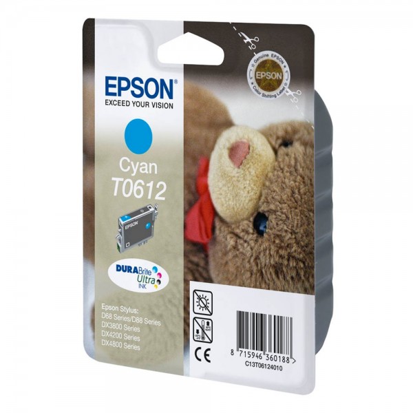 Epson T0612 / C13T06124010 Tinte Cyan