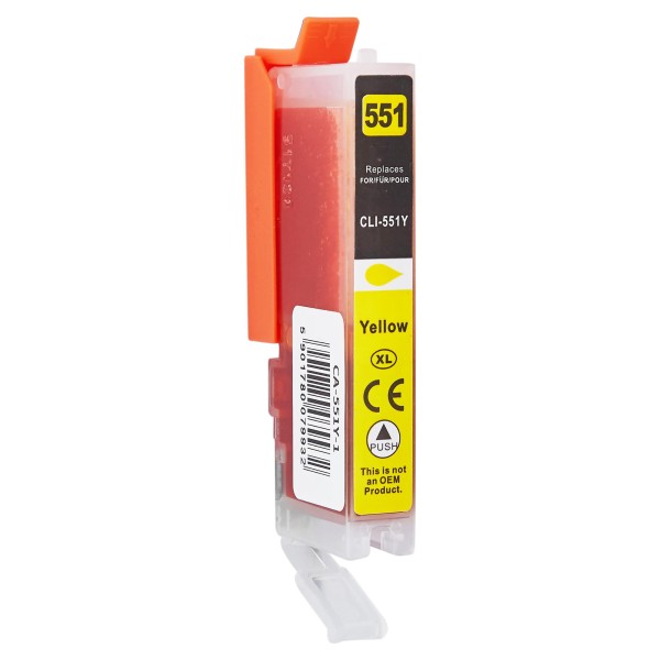 Alternativ zu Canon CLI-551Y XL / 6446B001 Tinte Yellow