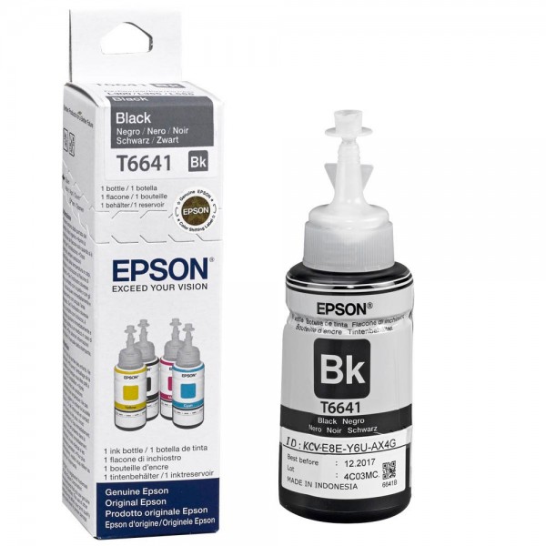 Epson T6641 / C13T664140 Nachfüll-Tinte Black 70 ml