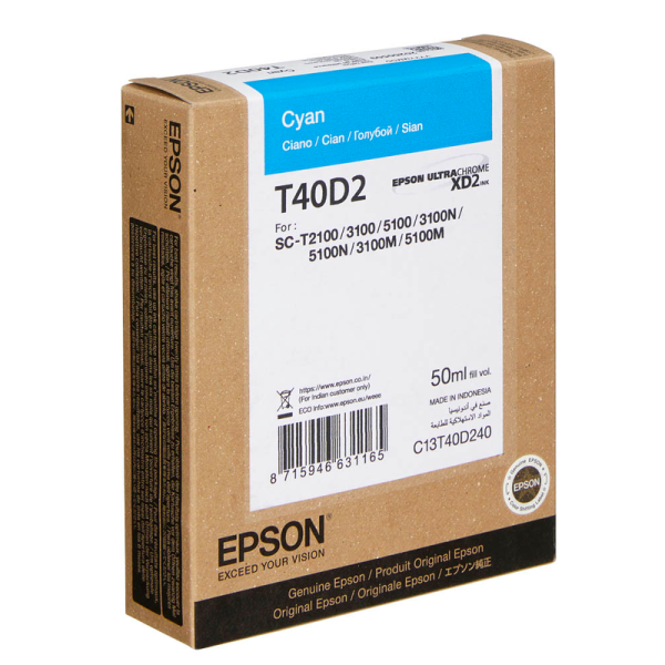 Epson C13T40D240 / T40D240 C Druckerpatrone cyan