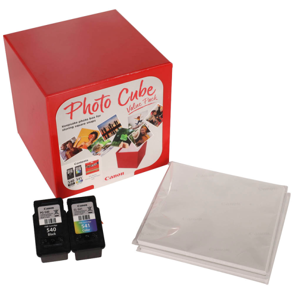 Canon 5225B012 / PG-540 + CL-541 Druckköpfe schwarz, color + Fotopapier 2er-Set
